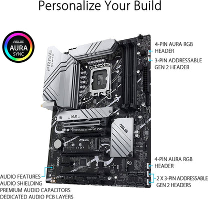 Asus PRIME Z790-P WiFi LGA1700 Intel 13th Gen Motherboard | 90MB1CJ0-M0EAY0