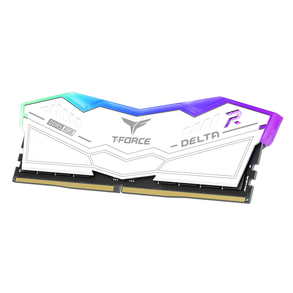 TeamGroup T-Force Delta RGB White 32GB (2x 16GB) DDR5 6000mhz FF4D532G6000HC38ADC01