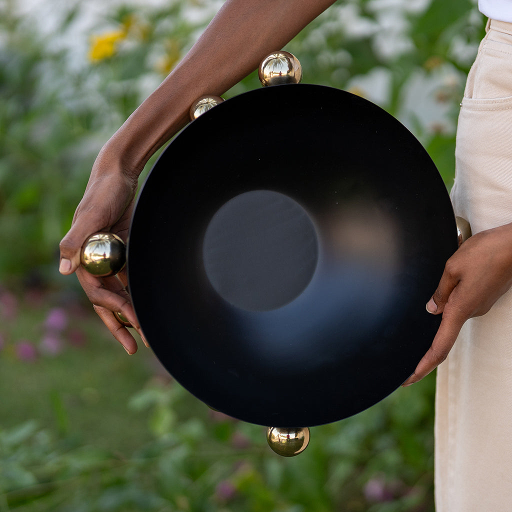 Bubble Decorative Bowl Black