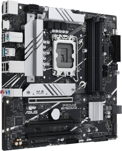 ASUS B760M-A-CSM Micro ATX LGA 1700 Motherboard, 4x DIMM DDR5 Slots | 90MB1EK0-M0EAYC