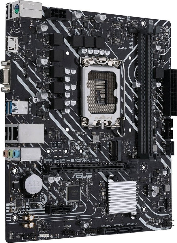 Asus Prime H610M-K D4 Mic ATX Motherboard DDR4 Support LGA 1700