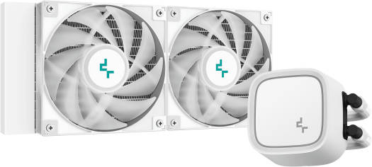 Deepcool LE520 aRGB AIO Liquid CPU Cooler, 240mm Radiator White