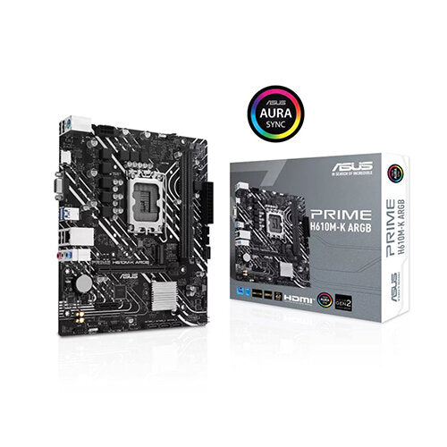 ASUS PRIME H610M-K ARGB Intel LGA1700 DDR5