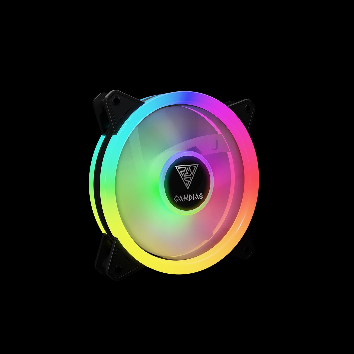 مروحة تبريد GAMDIAS AEOLUS M2-1203 LITE مكونة من 3 قطع RGB