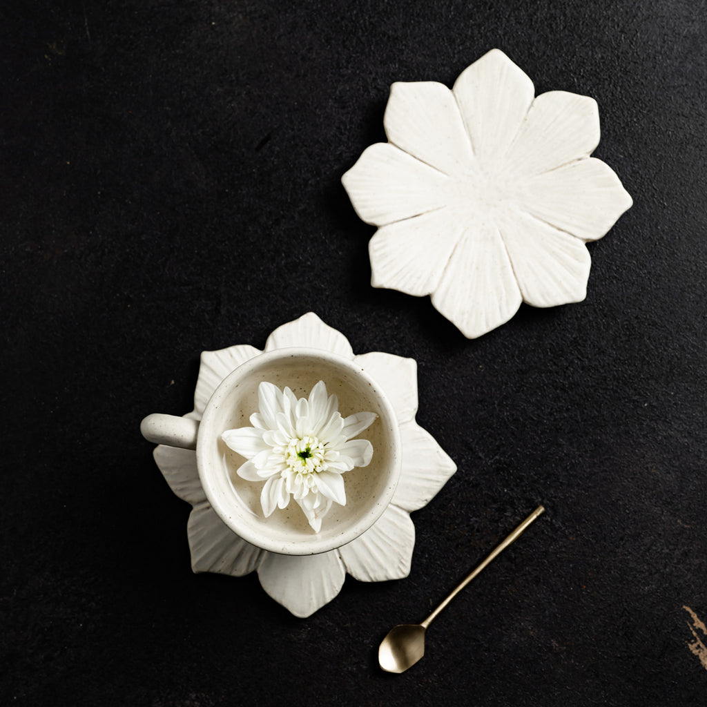 Flower Tea Cup & Saucer