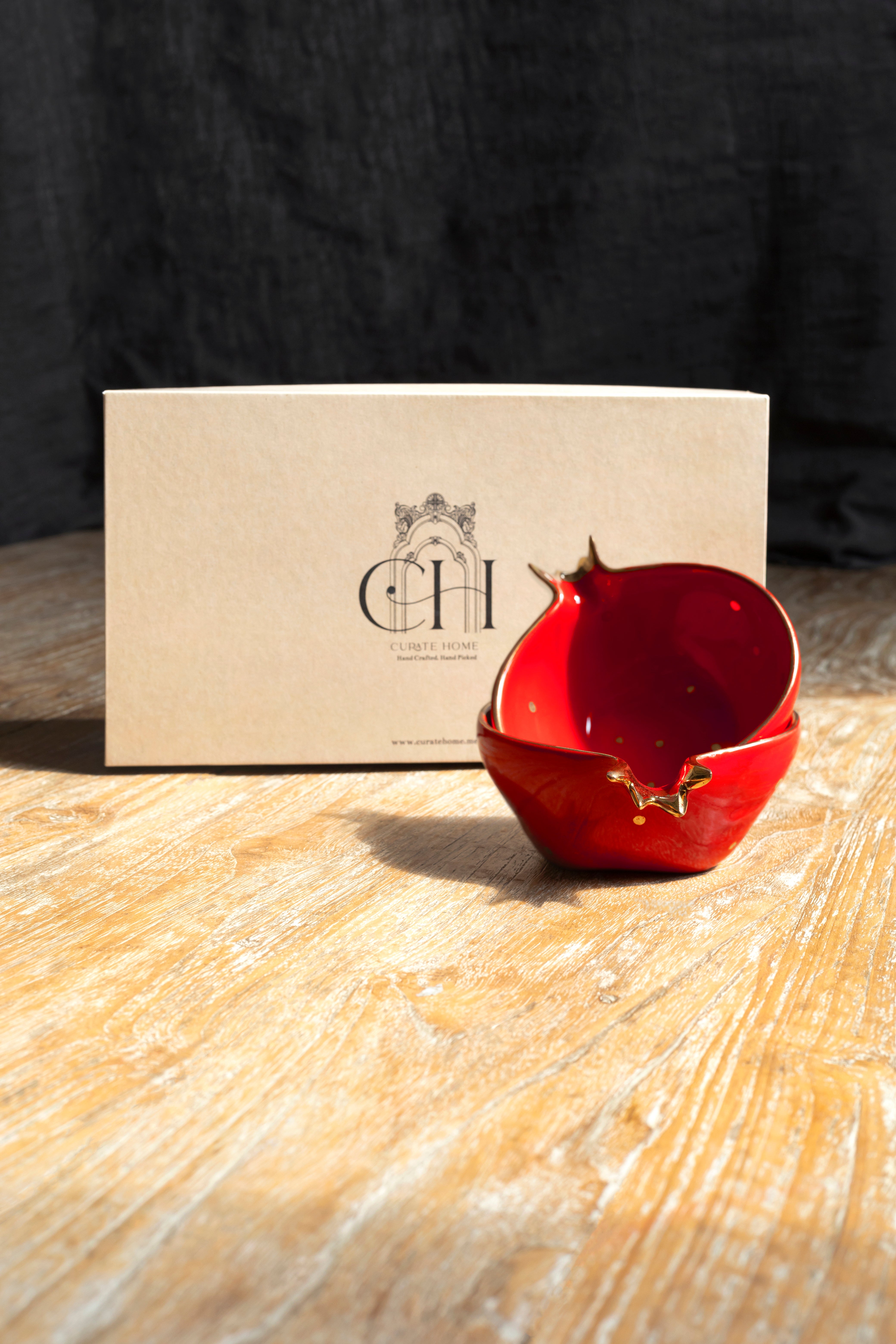 Pomegranate - Set of 2 (Red +Red)