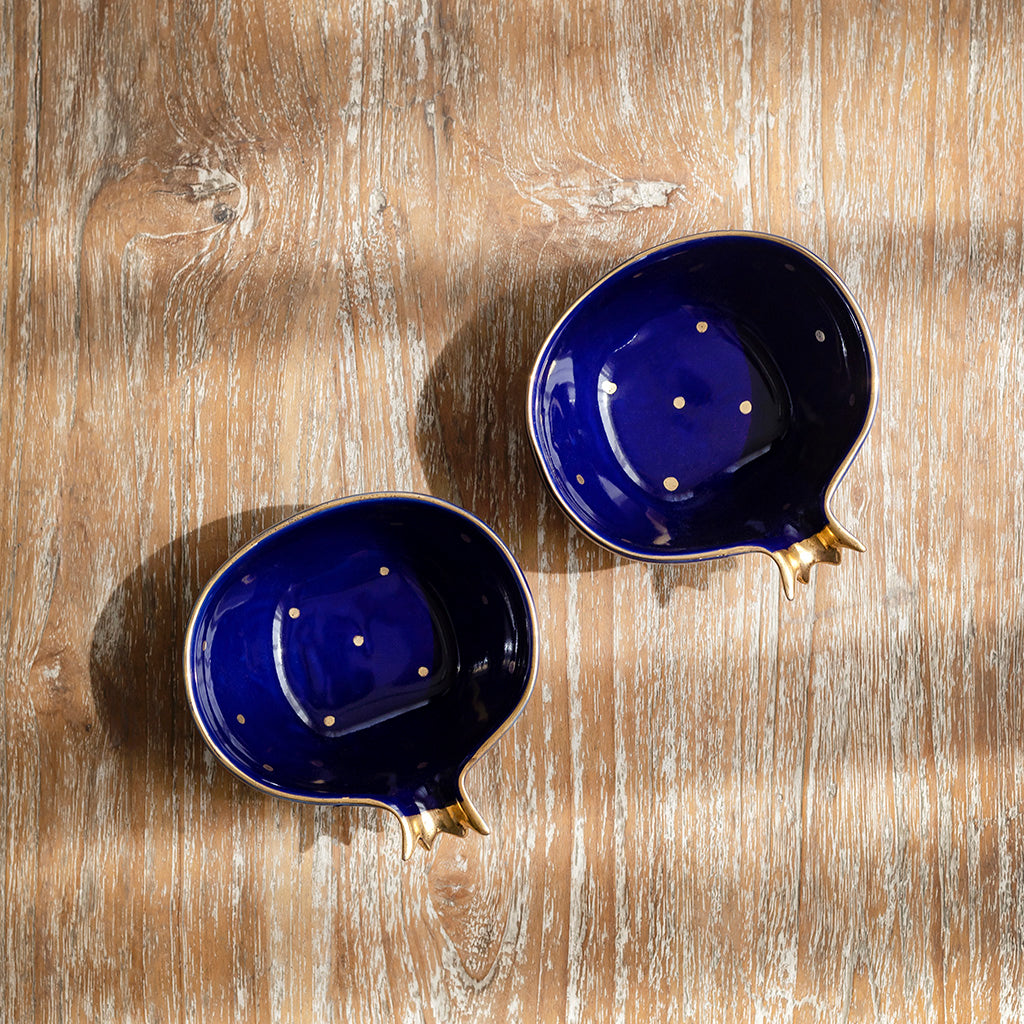 Pomegranate - Set of 2 (Blue +Blue)