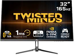 Twisted Minds 32'', 165Hz, 1ms QHD Flat Gaming Monitor