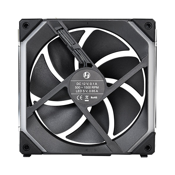 LIAN LI UNI Fan SL 140 Twin Pack Black- with controller