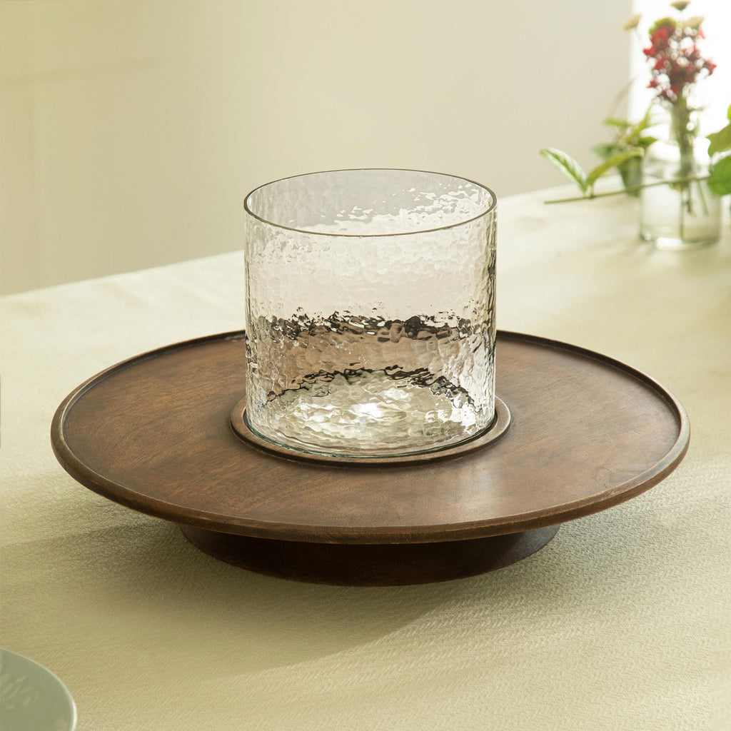 Girar Lazy Susan With Glass Holder