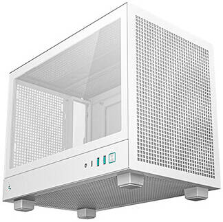 DEEPCOOL CH160 PORTSBLE HIGH SIRFLOW MINI-ITX CASE WHITE,R-CH160-WHNGI0-G-1,6933412774440