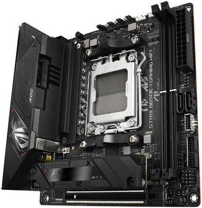 ASUS ROG STRIX B650E-I GAMING WIFI AM5 Mini-ITX Motherboard, 2x DDR5, Wi-Fi 6E/2.5Gb Eth/ BT v5.2 | 90MB1BI0-M0EAY0