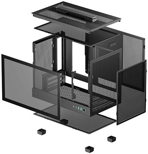 DEEPCOOL CH160 PORTSBLE HIGH SIRFLOW MINI-ITX CASE black,R-CH160-WHNGI0-G-1,6933412774440 (Copy)