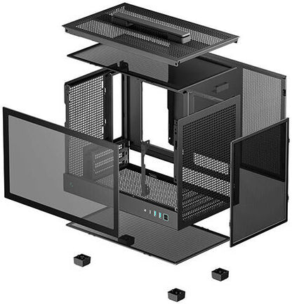 DEEPCOOL CH160 PORTSBLE HIGH SIRFLOW MINI-ITX CASE black,R-CH160-WHNGI0-G-1,6933412774440 (Copy)