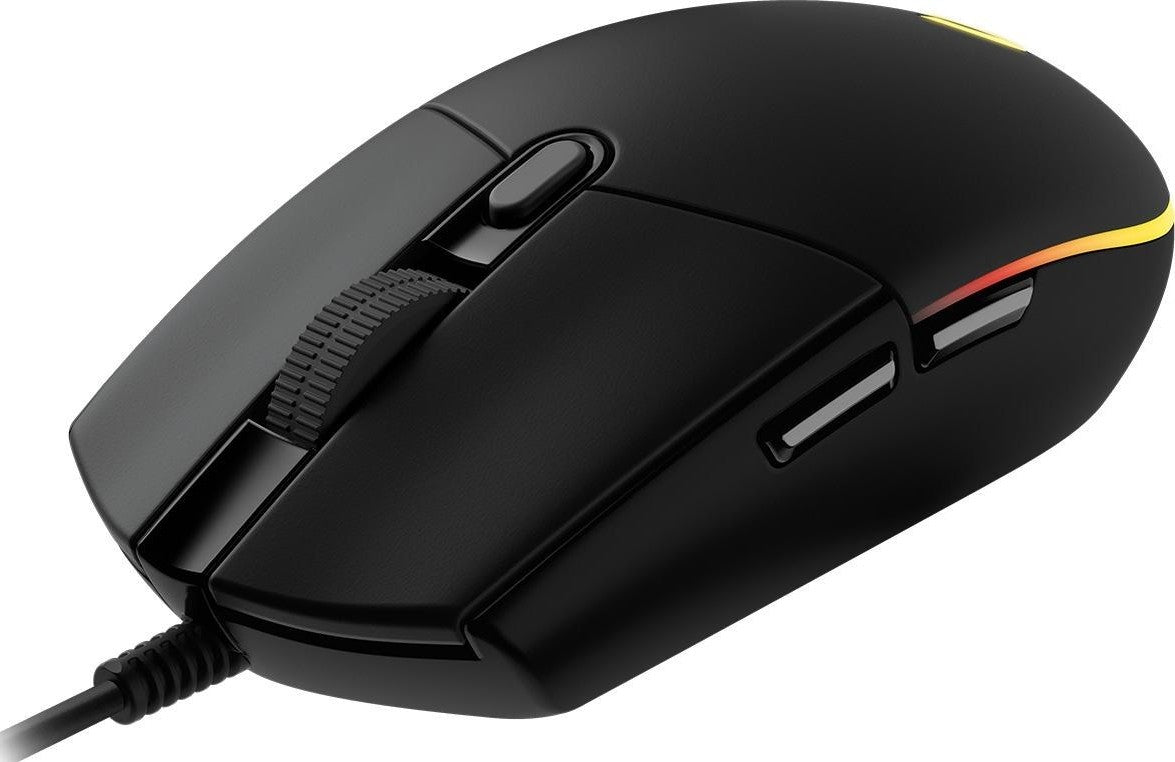 ماوس الألعاب السلكي Logitech G102 LightSync RGB (أسود) | 910-005823 