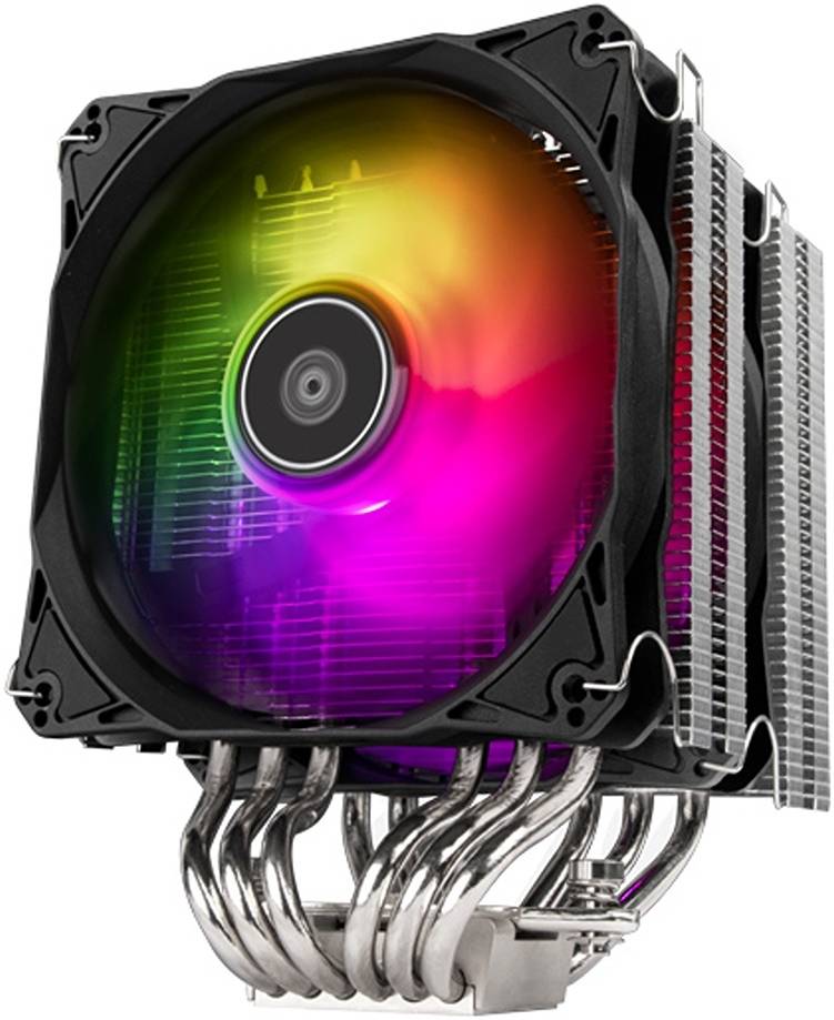 Silverstone Hydrogon D120 ARGB Dual Tower CPU Cooler with 6 heat pipes and dual 120MM ARGB Fans