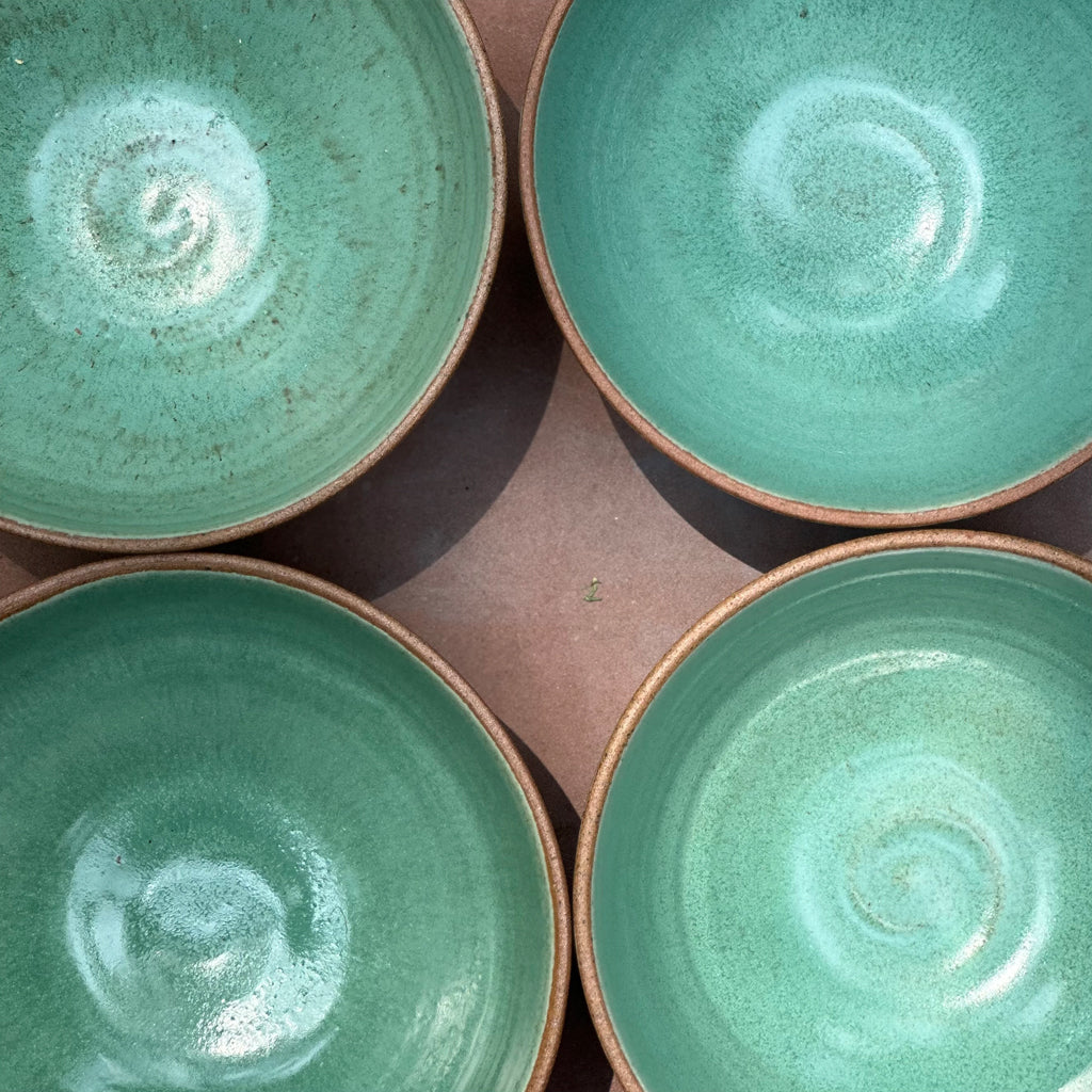 Handmade Bowl Medium Green Grove