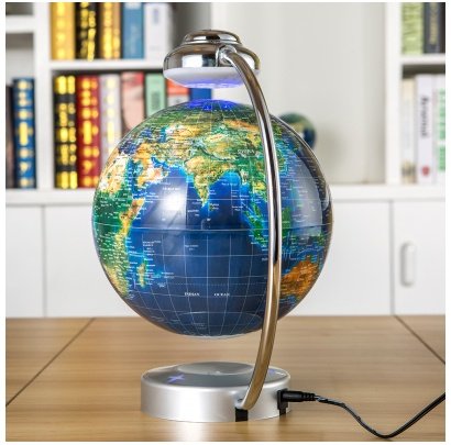 8 inch globe magnetic suspension office decoration - Image 7