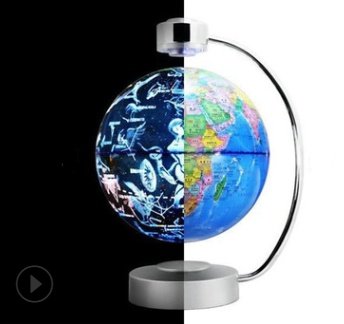 8 inch globe magnetic suspension office decoration - Image 8
