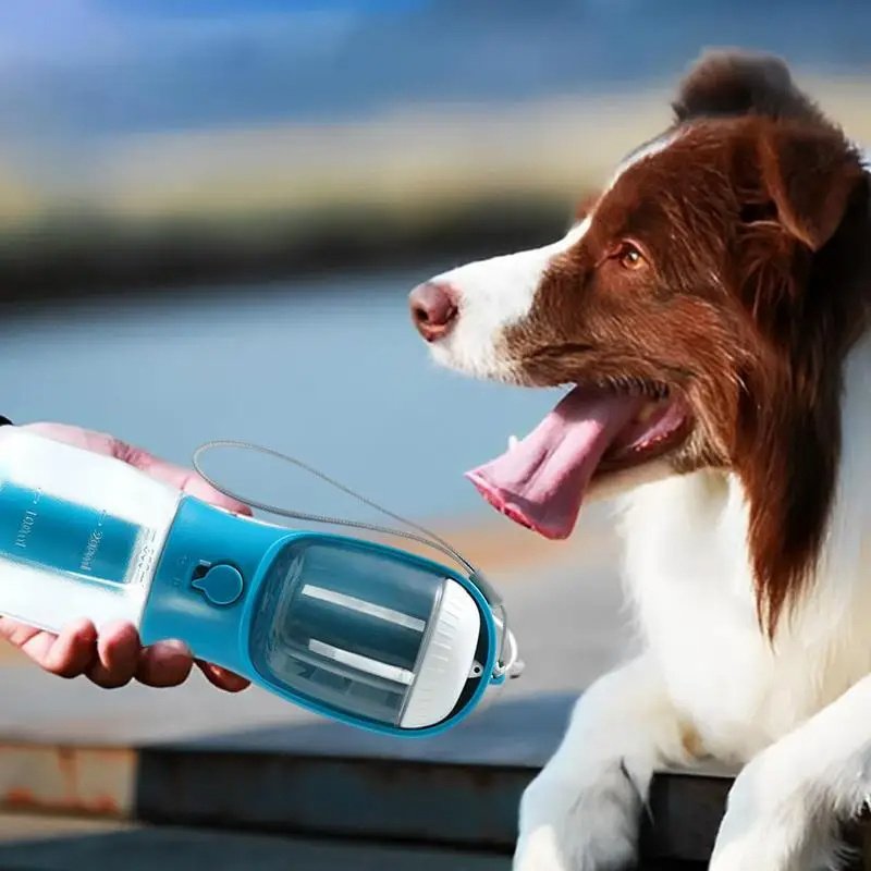 Dog Water Cup Drinking Food Garbage Bag Three-in-one Portable Small Multi-functional Pet Cup - Image 7