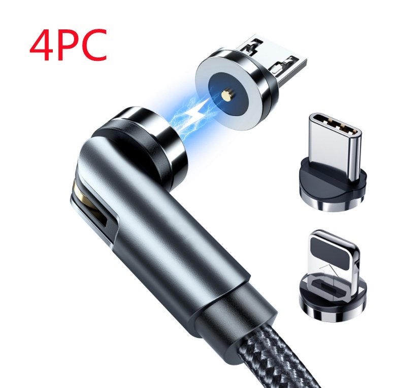 USB Type C Charging Cable Fast Charging Magnet Charger 540 Rotate Micro Magnetic Cable - Image 9