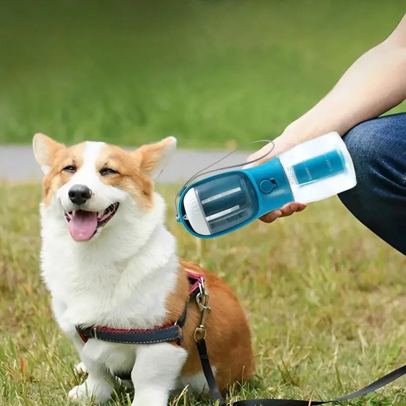 Dog Water Cup Drinking Food Garbage Bag Three-in-one Portable Small Multi-functional Pet Cup - Image 8