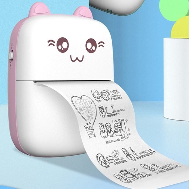 Mini Printer Portable Mini Bluetooth WiFi New Wrong Printer Mobile Phone Photo Title Note Hot Print Pocket Student Error Label Printer - Image 6